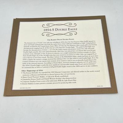 LOT 138J: Commemorative 1854 and 1933 Double Eagle Replicas