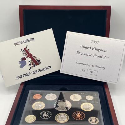 LOT 139J: 2007 United Kingdom Executive Proof Coin Collection