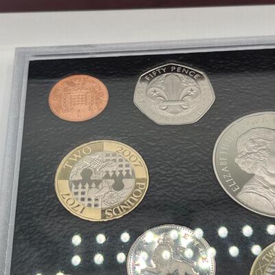 LOT 139J: 2007 United Kingdom Executive Proof Coin Collection