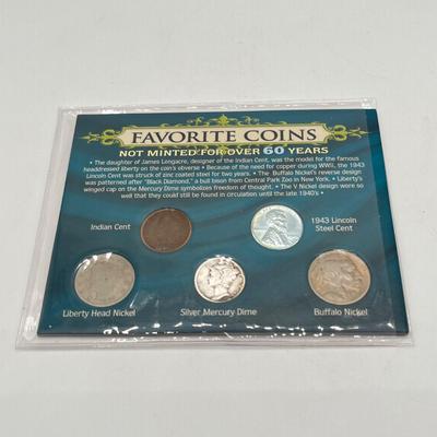 LOT 140J: Favorite US Coins Not Minted Over 60 Years Collection