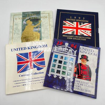 LOT 141J: Uncirculated United Kingdom Coins - 1994, 1995, 1996