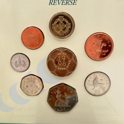 LOT 141J: Uncirculated United Kingdom Coins - 1994, 1995, 1996