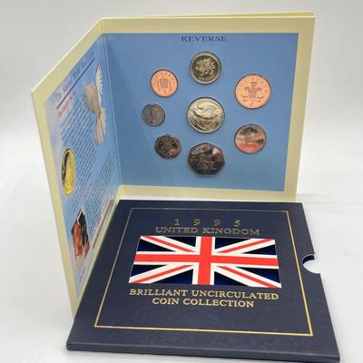 LOT 141J: Uncirculated United Kingdom Coins - 1994, 1995, 1996