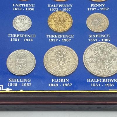 LOT 142: Framed British Coins & Other Coinage Collections!