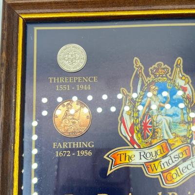 LOT 142: Framed British Coins & Other Coinage Collections!