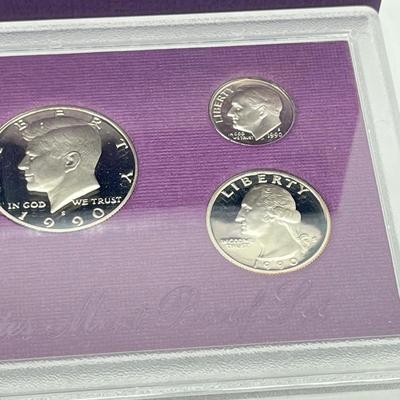 LOT 143J: United States Mint Proof Sets - ‘89 to ‘93
