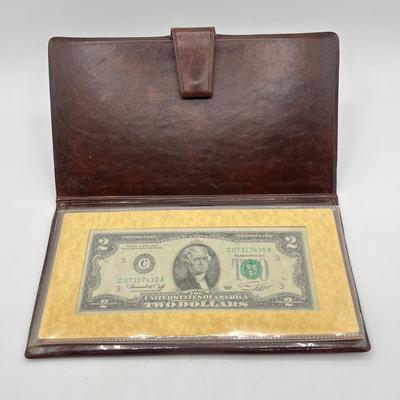 LOT 144J: 1989 Inauguration Commemorative Coin & First-Day Issue 2 Dollar Bill