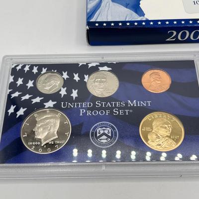 LOT 146J: 2007 Various Mint Proof Coin Sets - Presidential Coins, Quarters & More!
