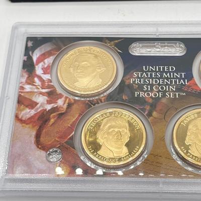 LOT 146J: 2007 Various Mint Proof Coin Sets - Presidential Coins, Quarters & More!