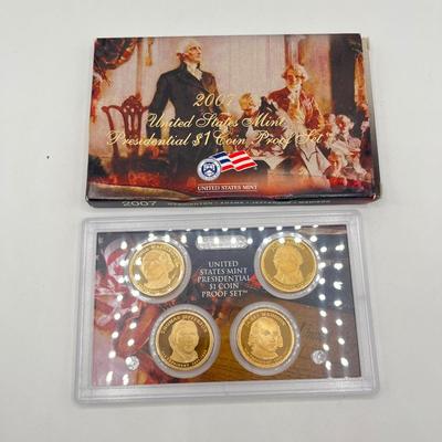 LOT 146J: 2007 Various Mint Proof Coin Sets - Presidential Coins, Quarters & More!