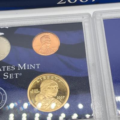 LOT 146J: 2007 Various Mint Proof Coin Sets - Presidential Coins, Quarters & More!