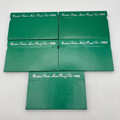 LOT 147J: United States Mint Proof Sets - ‘94 to ‘98