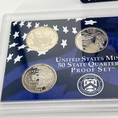 LOT 149J: Five United States Mint Proof Coin Sets