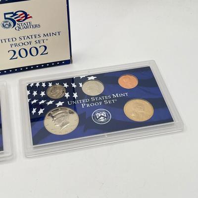 LOT 149J: Five United States Mint Proof Coin Sets