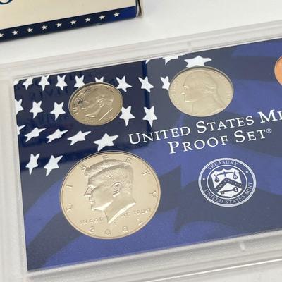 LOT 149J: Five United States Mint Proof Coin Sets