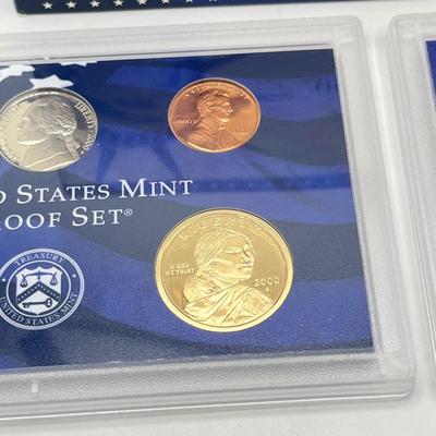 LOT 149J: Five United States Mint Proof Coin Sets