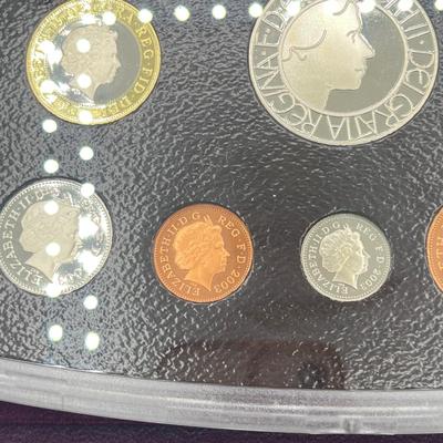 LOT 157J: 2003 United Kingdom Proof Coin Set
