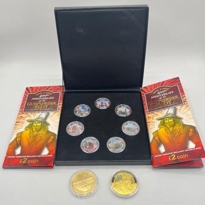 LOT 160J: Commemorative British Coins - Gunpowder Plot 400th Anniversary & More!