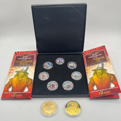 LOT 160J: Commemorative British Coins - Gunpowder Plot 400th Anniversary & More!