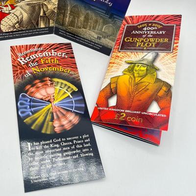 LOT 160J: Commemorative British Coins - Gunpowder Plot 400th Anniversary & More!