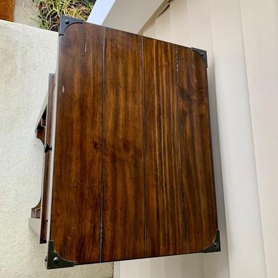 LOT 161 G: Aspen Skies Stand Alone Laptop Desk & Wooden Coat Rack