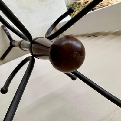 LOT 161 G: Aspen Skies Stand Alone Laptop Desk & Wooden Coat Rack