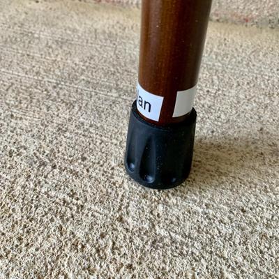 LOT 162 G: Wooden Coat Rack, Oak Umbrella Stand, & Collection of Walking Sticks & Canes (Wood & Aluminum)