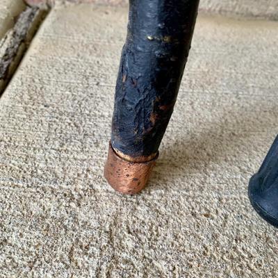 LOT 162 G: Wooden Coat Rack, Oak Umbrella Stand, & Collection of Walking Sticks & Canes (Wood & Aluminum)