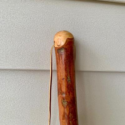 LOT 162 G: Wooden Coat Rack, Oak Umbrella Stand, & Collection of Walking Sticks & Canes (Wood & Aluminum)