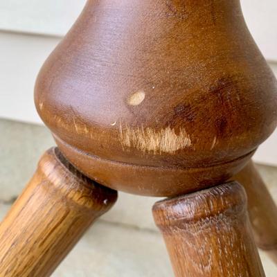 LOT 162 G: Wooden Coat Rack, Oak Umbrella Stand, & Collection of Walking Sticks & Canes (Wood & Aluminum)