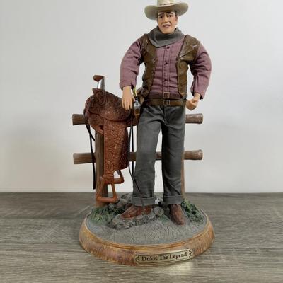 LOT 164B: John Wayne Bradford Exchange - An American Hero Illuminated Statement Edition A0574, American Legend 1st Issue A7344, Silver...