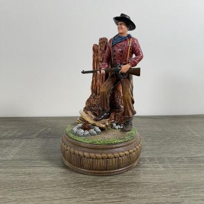 LOT 164B: John Wayne Bradford Exchange - An American Hero Illuminated Statement Edition A0574, American Legend 1st Issue A7344, Silver...