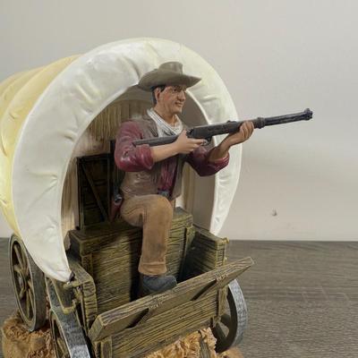 LOT 168L: Bradford Exchange John Wayne - 2009 America's Lawman A0048, 2011 Edwin M Knowles A Legend Stands Tall A0812 & 2012...