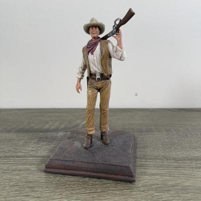 LOT 168L: Bradford Exchange John Wayne - 2009 America's Lawman A0048, 2011 Edwin M Knowles A Legend Stands Tall A0812 & 2012...