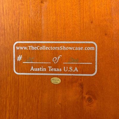 LOT 172L: Collector's Showcase John Wayne Statue #25/500 & Framed Sheriff Shadowbox