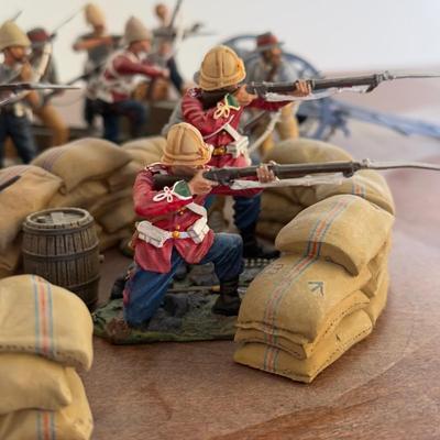LOT 173L: Variety of Zulu War Mini Figurines w/ Accessories