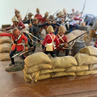 LOT 173L: Variety of Zulu War Mini Figurines w/ Accessories