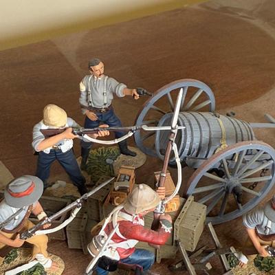 LOT 173L: Variety of Zulu War Mini Figurines w/ Accessories