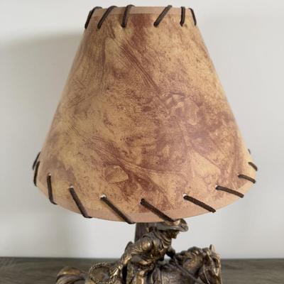 LOT 175L: 2010 Bradford Exchange John Wayne, "American Legend" Accent Lamp (16")