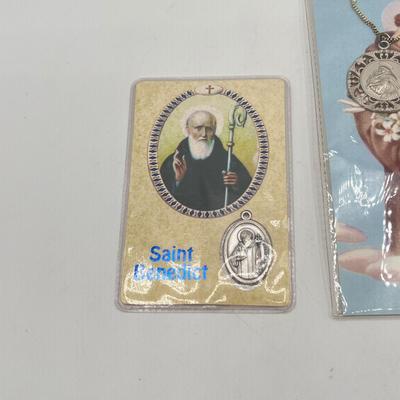 LOT 181J: Miscellaneous Religious Items - Pins, Rosaries, and more!