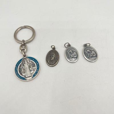 LOT 181J: Miscellaneous Religious Items - Pins, Rosaries, and more!