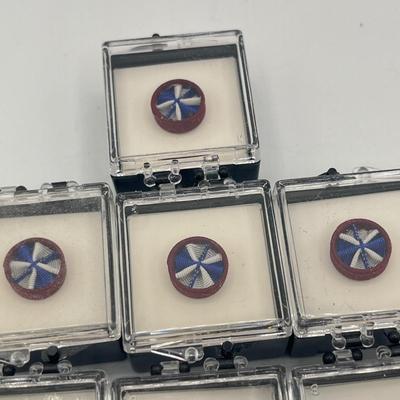 LOT 182: Many Vintage Military Rosette Pins