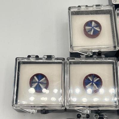 LOT 182: Many Vintage Military Rosette Pins