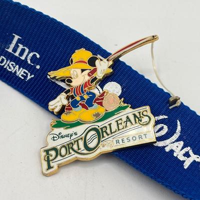 LOT 183J: Collection of Vintage Disney Pins w/ Lanyard