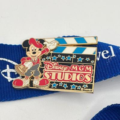 LOT 183J: Collection of Vintage Disney Pins w/ Lanyard