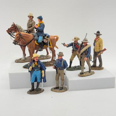LOT 188L: King & Country Mini Figurines - Rough Riders, The Real West & More