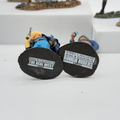 LOT 188L: King & Country Mini Figurines - Rough Riders, The Real West & More