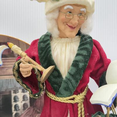 LOT 190L: Kurt S Adler Ebeneezer Scrooges, Brass Jacob Marley / Undigested Lobster Door Knocker & More