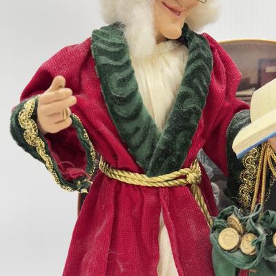 LOT 190L: Kurt S Adler Ebeneezer Scrooges, Brass Jacob Marley / Undigested Lobster Door Knocker & More