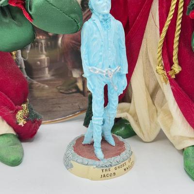 LOT 190L: Kurt S Adler Ebeneezer Scrooges, Brass Jacob Marley / Undigested Lobster Door Knocker & More